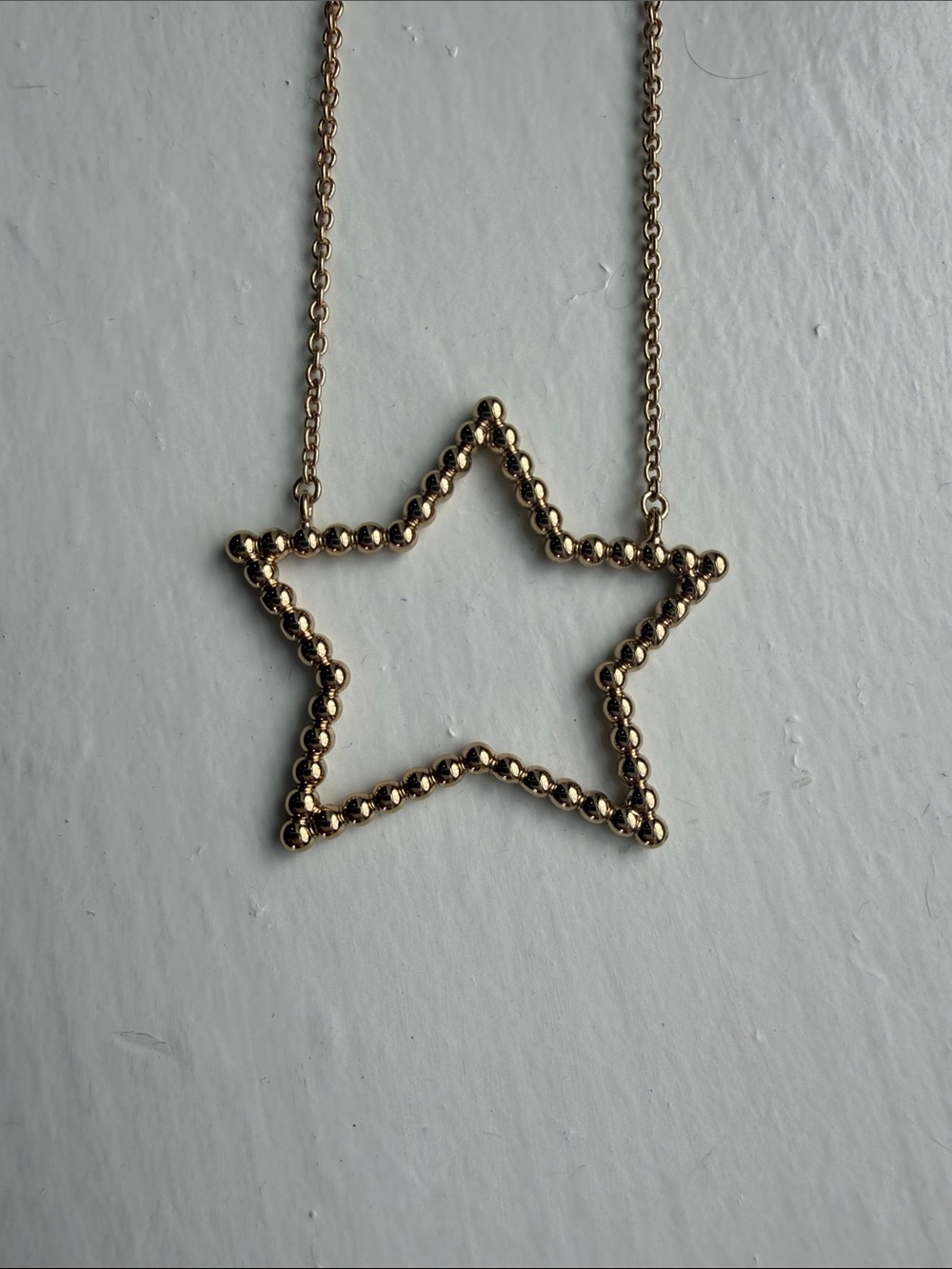 Coach Gold Star Pendant Necklace